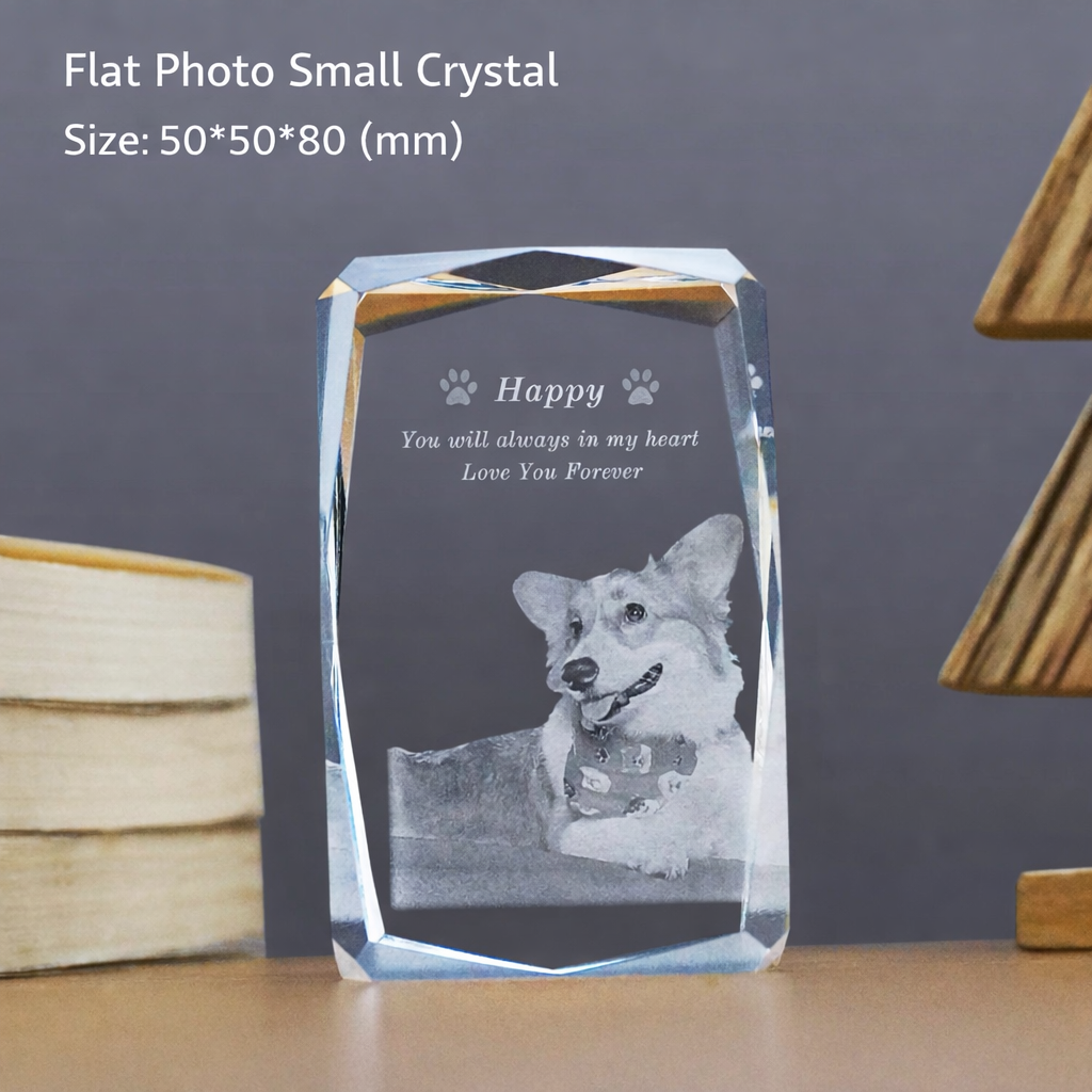 Crystal Portrait (Flat Engraving)