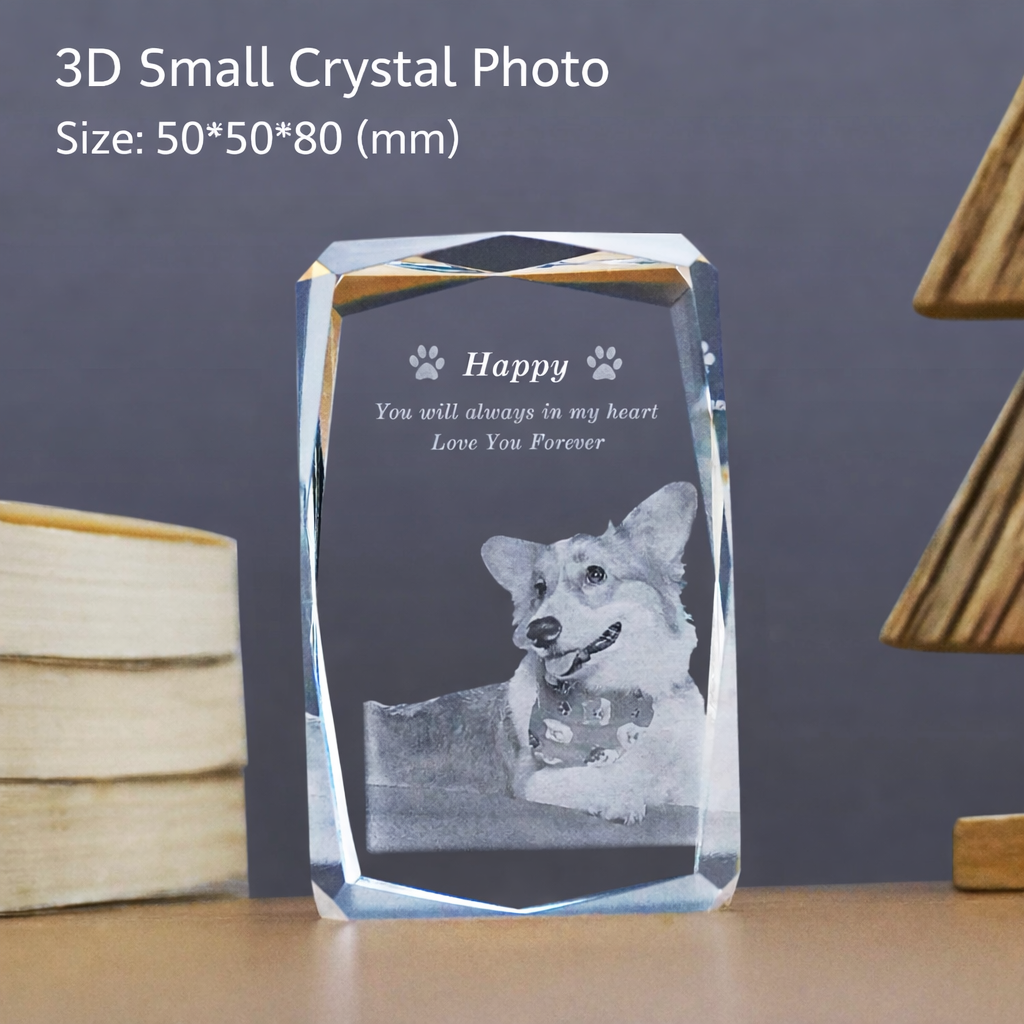 Crystal Portrait (3D Engraving)
