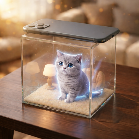 Holographic Pet Home - mobile device required