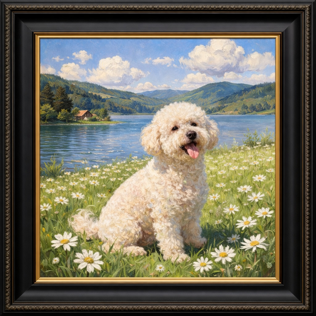 Country-style oil painting