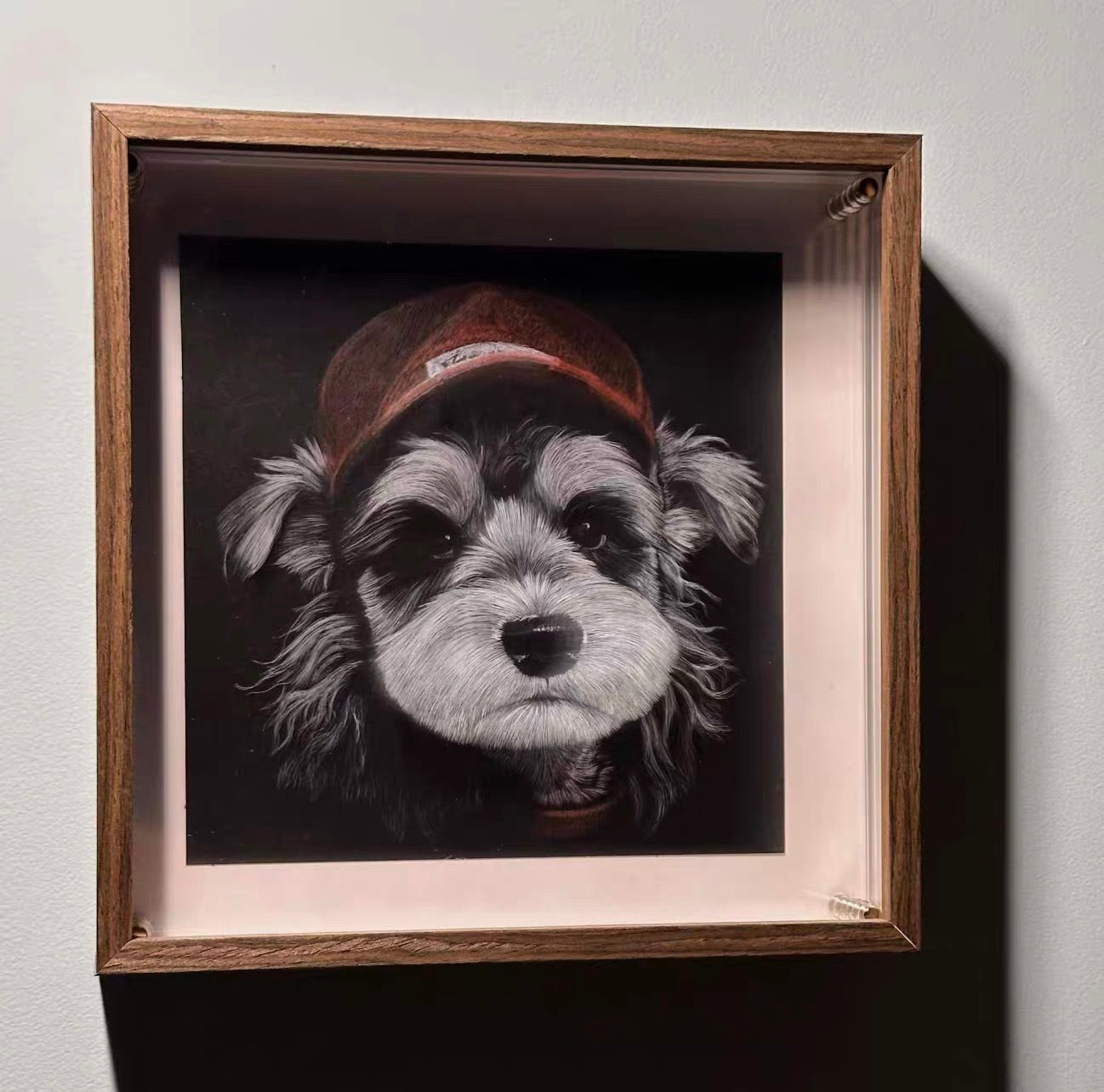 Glass Engraved Pet Portrait
