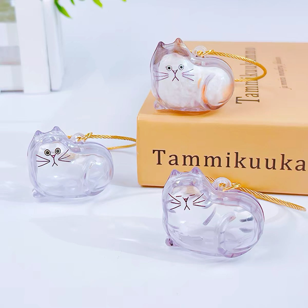 Transparent Pet Hair Storage Keychain
