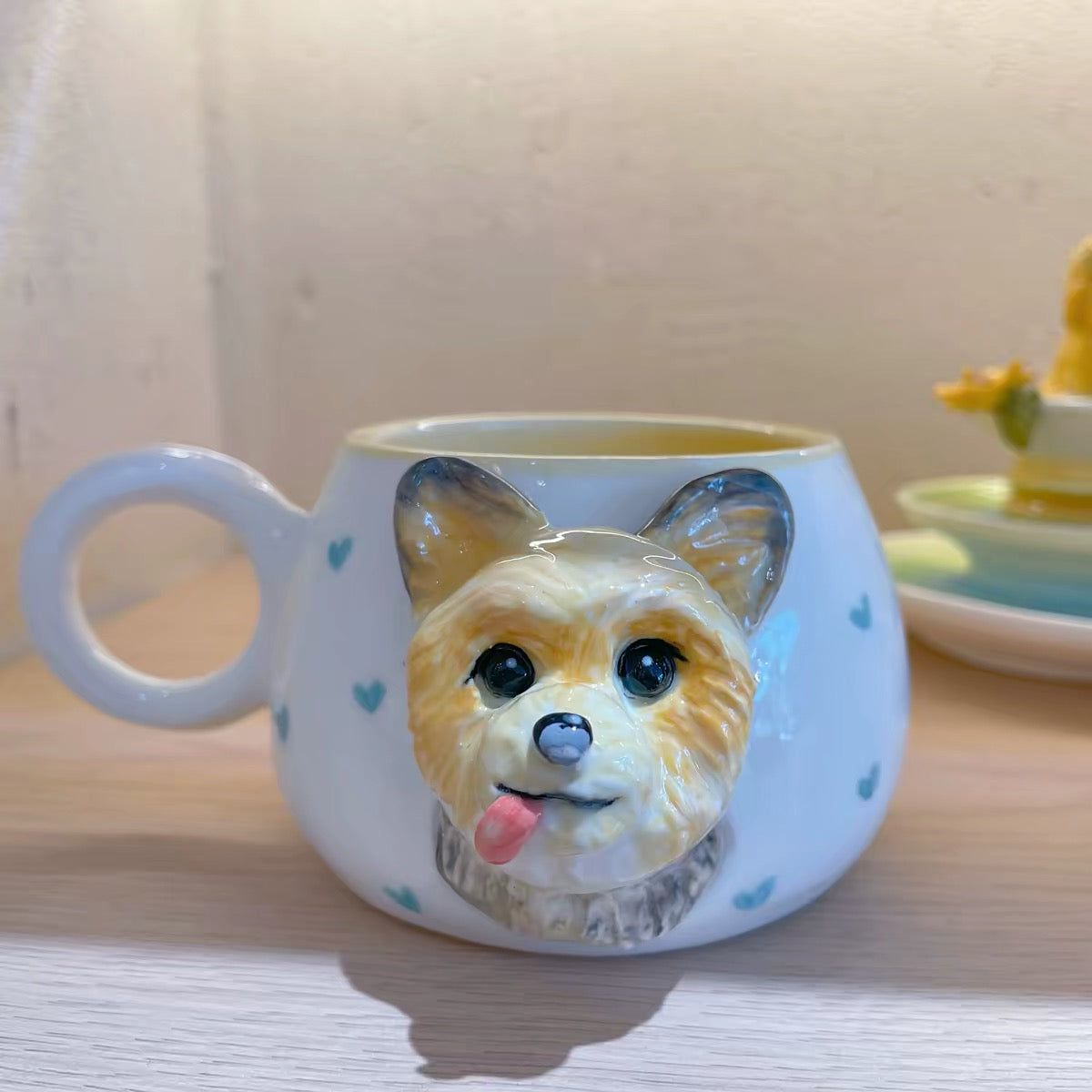 Custom 3D Pet Portrait Mug (1 pet per cup)