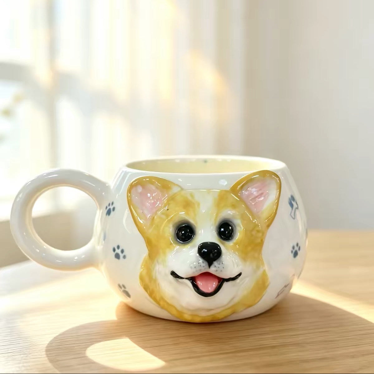 Custom 3D Pet Portrait Mug (1 pet per cup)