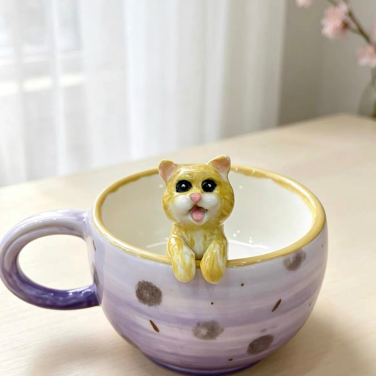 Custom Full‑Body Perched Pet Mug